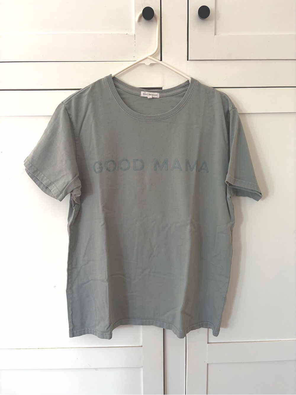 Good American Sage Green Good Mama T-Shirt Size 3 Large